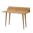 HABITAT ET JARDIN - Bureau avec étagère en bois "Rammi" - 100 x 60 x 94 cm - Marron - vignette