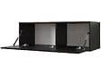 HABITAT ET JARDIN - Meuble TV Suspendu "Waldi Riflo" - 100 x 34 x 40 cm - Noir - vignette
