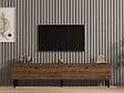 HABITAT ET JARDIN - Meuble TV en bois "Nantes" - 160 x 25 x 37 cm - Marron - vignette