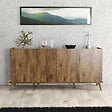 HABITAT ET JARDIN - Buffet en bois "Elegante" - 180 x 45 x 80 cm - Marron - vignette