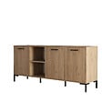 HABITAT ET JARDIN - Buffet en bois "Aurora" - 180 x 45 x 80 cm - Marron - vignette