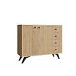 HABITAT ET JARDIN - Buffet en bois "Waga" - 100 x 35 x 82 cm - Marron - vignette