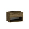 HABITAT ET JARDIN - Table de chevet en bois "Ribes" - 45 x 32 x 29 cm - Marron - vignette