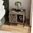 HABITAT ET JARDIN - Table de chevet en bois "Dionysos" - 45 x 40 x 47 cm - Marron - vignette