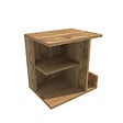 HABITAT ET JARDIN - Table de chevet en bois "Karamira" - 45 x 35 x 45 cm - Marron - vignette