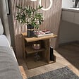 HABITAT ET JARDIN - Table de chevet en bois "Karamira" - 45 x 35 x 45 cm - Marron - vignette
