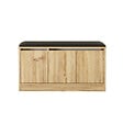 HABITAT ET JARDIN - Meuble à chaussures en bois "Mirko" - 90 x 35 x 45 cm - Beige - vignette