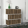 HABITAT ET JARDIN - Meuble à chaussures en bois "Napolyon" - 90 x 30 x 93 cm - Marron - vignette