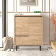 HABITAT ET JARDIN - Meuble à chaussures en bois "Calvin" - 74 x 35 x 90 cm - Marron - vignette