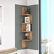 HABITAT ET JARDIN - Étagère murale en bois "Lula" - 22 x 22 x 117 cm - Marron - vignette