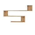 HABITAT ET JARDIN - Étagère murale en bois "Wlad" - 120 x 14 x 71 cm - Marron - vignette