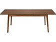 HABITAT ET JARDIN - Table repas extensible en bois 160/210 cm "Prisma" - 8 places - Marron - vignette