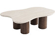HABITAT ET JARDIN - Table basse en bois design "Lya" - 120 cm - Marron - vignette