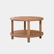 HABITAT ET JARDIN - Table basse ronde en bois "Roby" - 70 x 70 x 43 cm - Marron - vignette