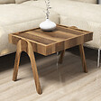 HABITAT ET JARDIN - Lot de 3 tables gigognes en bois "Roma" - 54 x 40 x 64 cm - Marron - vignette