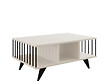 HABITAT ET JARDIN - Table basse en bois "Bert" - 90 x 60 x 40 cm - Blanc - vignette