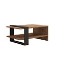 HABITAT ET JARDIN - Table basse en bois "Ova" - 80 x 55 x 35 cm - Marron - vignette