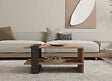 HABITAT ET JARDIN - Table basse en bois "Ova" - 80 x 55 x 35 cm - Marron - vignette