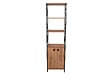 HABITAT ET JARDIN - Bibliothèque en bois "Tervel" - 49 x 30 x 180 cm - Marron - vignette