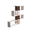 HABITAT ET JARDIN - Bibliothèque en bois "Karlin" - 120 x 20 x 109 cm - Blanc - vignette