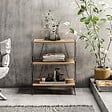 HABITAT ET JARDIN - Bibliothèque en bois "Lazandos" - 46 x 30 x 76 cm - Marron - vignette