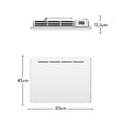 KALIA - Radiateur électrique fonte TANA 1500W - vignette