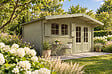 SOLID - Abri de jardin Tignes S8969-1- Bois autoclave - Intérieur : 14,25 m² - L.467,7xP.455xH.252,6cm - vignette