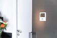 OTIO - Lot de 2 thermomètres hygromètres magnétiques LCD - Blanc - Otio - vignette