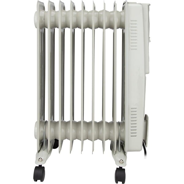 VOLTMAN - Radiateur mobile bain d'huile Mobioil 2000W - 3 niveaux de chauffe - blanc - Voltman - large