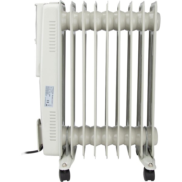 VOLTMAN - Radiateur mobile bain d'huile Mobioil 2000W - 3 niveaux de chauffe - blanc - Voltman - large