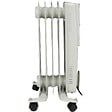 VOLTMAN - Radiateur mobile bain d'huile Mobioil 1000W - 3 niveaux de chauffe - blanc - Voltman - vignette