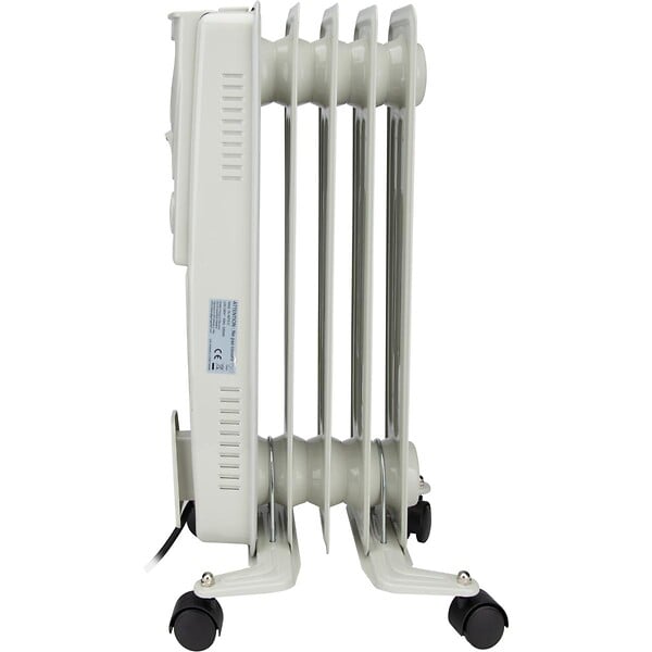 VOLTMAN - Radiateur mobile bain d'huile Mobioil 1000W - 3 niveaux de chauffe - blanc - Voltman - large