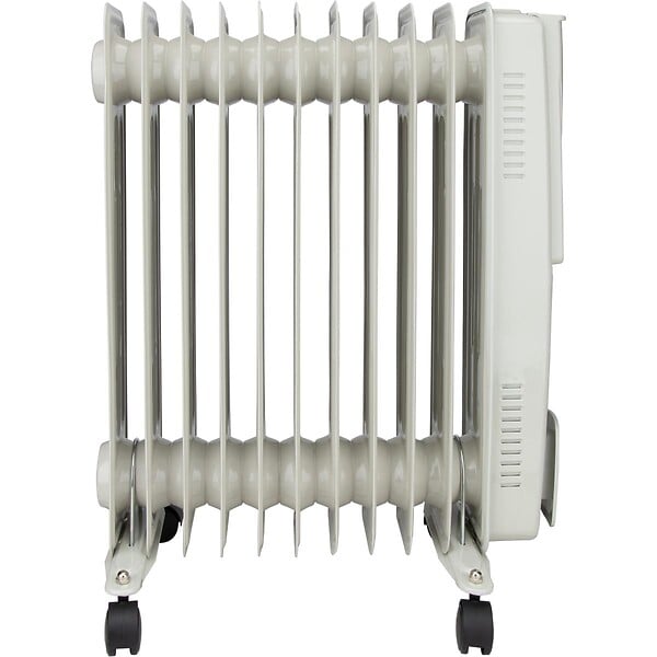 VOLTMAN - Radiateur mobile bain d'huile Mobioil 1500W - 3 niveaux de chauffe - blanc - Voltman - large