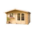 SOLID - Abri de jardin en bois autoclave Morzine S8982-1 - Intérieur : 10,99m2 - L.388xP.328cm - vignette