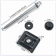 MCCOVER - Kit 50 fixations pour plaque acier nervurée 900/25 Gris anthracite RAL 7016, Unités - 50 pièces - vignette