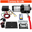 GT MARKET - Treuil électrique 12 V 1360 kg - Télécommande sans fil - vignette