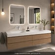 GROHE - Lot de 2 mitigeurs lavabo mural Eurocube M + corps encastré - vignette