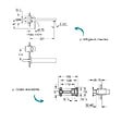 GROHE - Lot de 2 mitigeurs lavabo mural Eurocube M + corps encastré - vignette