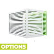 DECOCLIM - Cache unité extérieure en aluminium blanc XXL - DECOCLIM - vignette