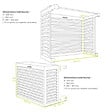 DECOCLIM - Cache unité extérieure en aluminium ivoire clair XXL - DECOCLIM - vignette