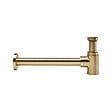 WIRQUIN - Siphon de lavabo en laiton doré brossé entrée 1'1/4 - sortie diamètre 32 - vignette