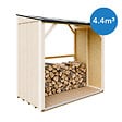 TIMBELA - Abri à bûches - 220x120xH220 cm / 2,54 m² - Capacité ~4,4 m³ - TIMBELA M984 - vignette