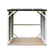 TIMBELA - Abri à bûches - 220x120xH220 cm / 2,54 m² - Capacité ~4,4 m³ - TIMBELA M984-TUNDRA GREY - vignette