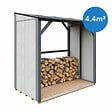 TIMBELA - Abri à bûches - 220x120xH220 cm / 2,54 m² - Capacité ~4,4 m³ - TIMBELA M984-TUNDRA CAVERN - vignette