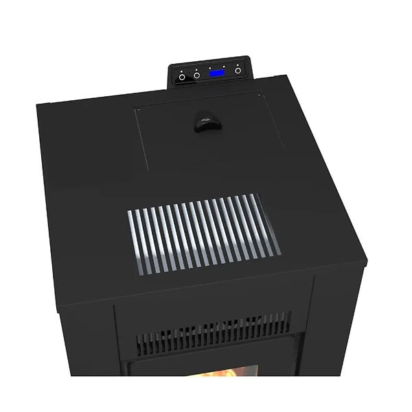 LVZ - Pack Poêle à granules étanche LVZ ALEXA 11 + Kit Conduit sortie Ventouse - - large