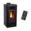 SANNOVER - Poêle à granulés air Anita 11,6 kW Noir Sannover - vignette