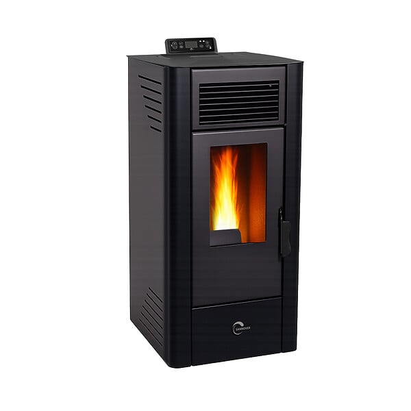 SANNOVER - Poêle à granulés air Anita 11,6 kW Noir Sannover - large
