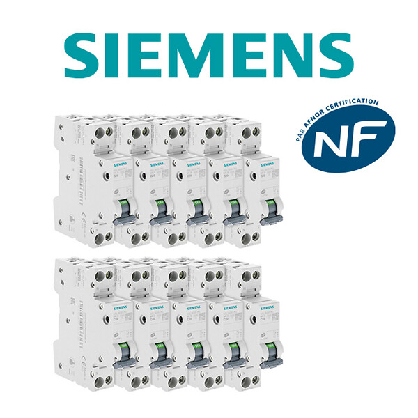 SIEMENS - SIEMENS Lot de 10 Disjoncteurs PH 20A SIEMENS NEW (983) - large