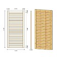 ALTANKA - Pergola de jardin 4.04x4.04m avec panneaux - traité - ALT133 - vignette