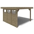 ALTANKA - Pergola de jardin 4.04x4.04m avec panneaux - traité - ALT135 - vignette